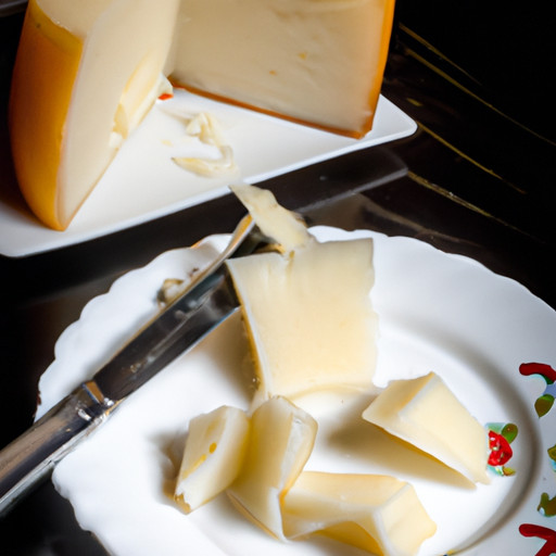 Plato simple de queso Havarti para la hipertensión 42935